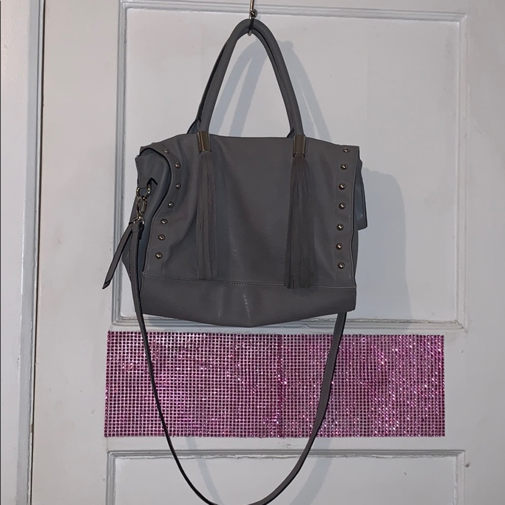 Trendy Gray Handbag